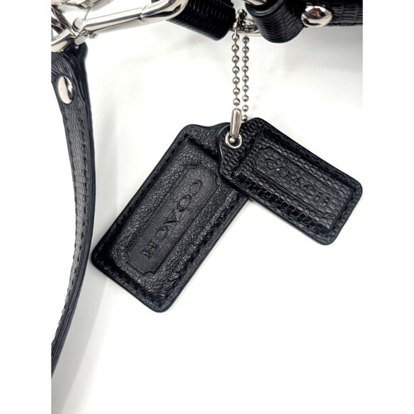 Coach Madison Black Op Art Sateen Isabelle Jacquard Signature 21121 Shoulder Bag - Picture 7 of 12